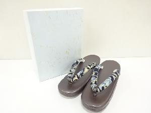 新品　未使用品　岡重　京友禅　鼻緒　草履(24センチ)